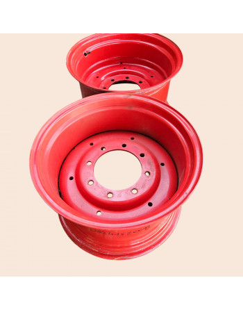 Jantes agricole, DW 15X24, Voie fixe, rouge fendt, D024152008, roue de démonte