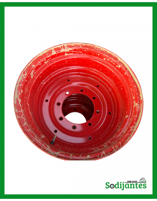 Jantes agricole, W 15X24, Voie Fixe, ROUGE FENDT, D024152004, roue de démonte, tracteur, roue